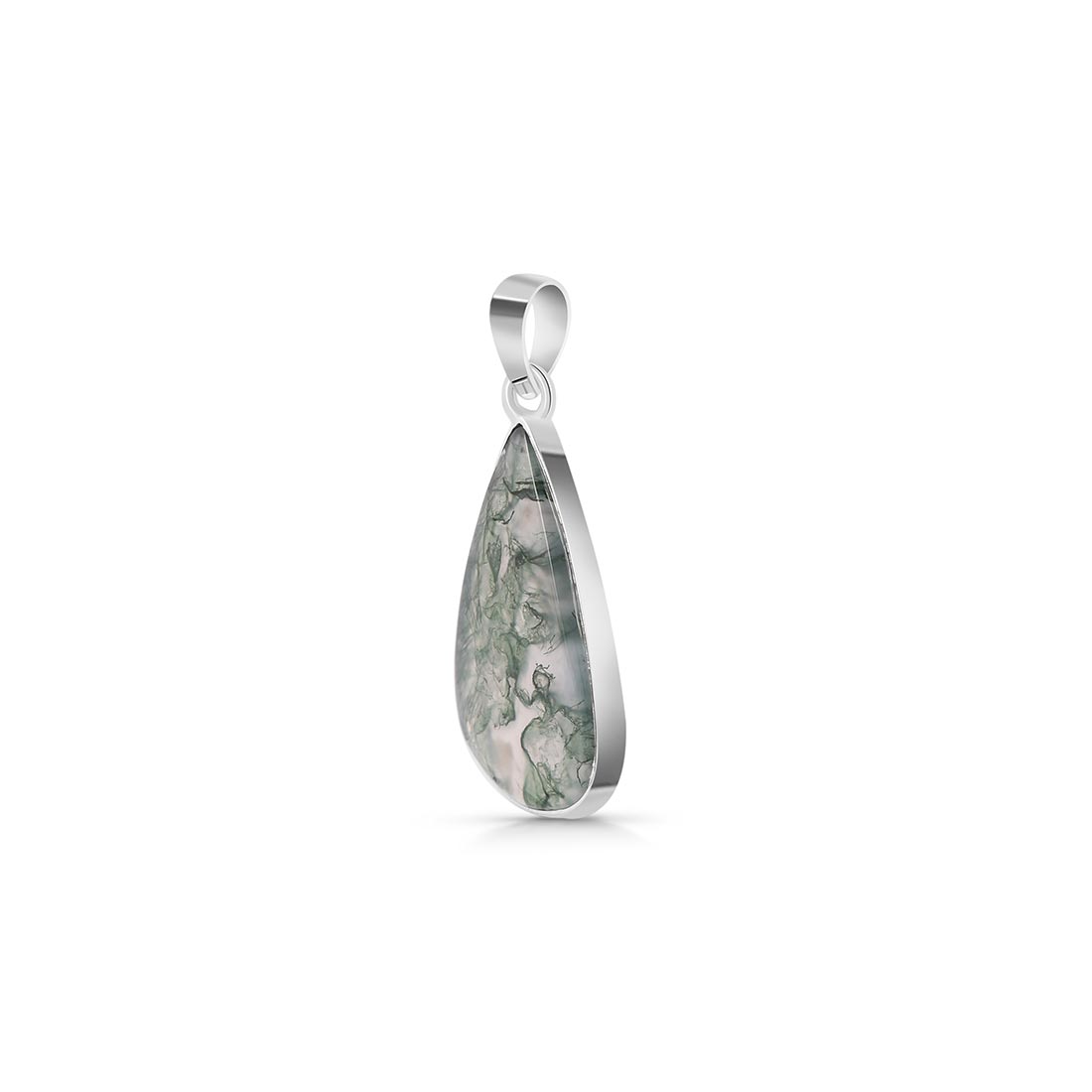 Moss Agate Pendant-(MOA-P-12.)